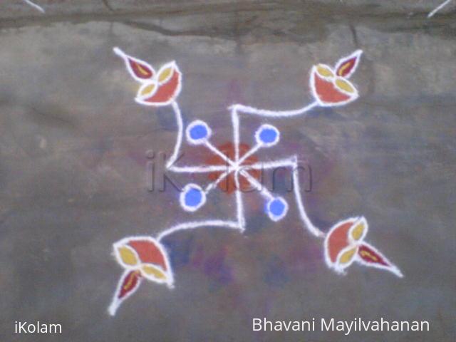 Rangoli: Apartment Kolam