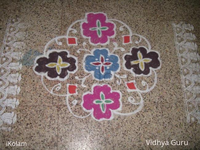 Rangoli: Calla Lily