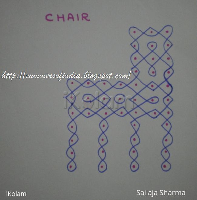 Rangoli: Melika Muggu-Chair