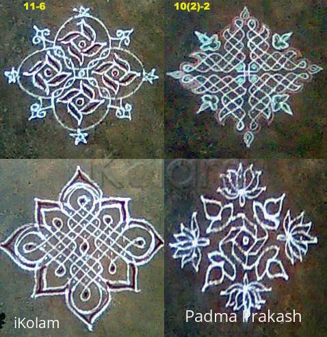 Rangoli: Collage-dotted-rangoli