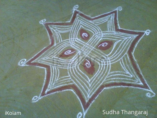 Rangoli: Line poo kolam