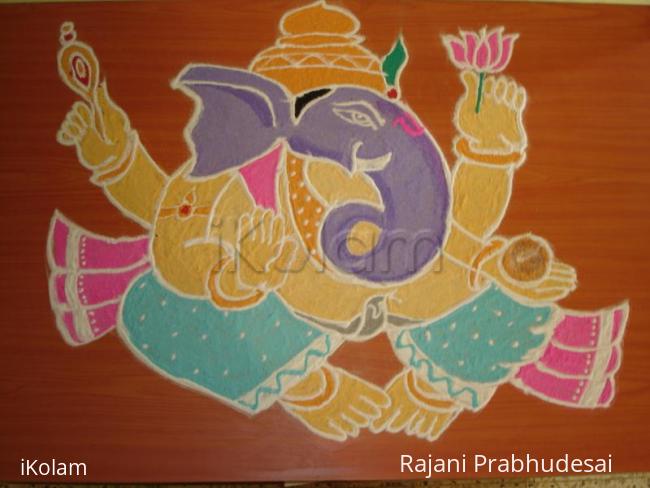 Rangoli: Ganesha