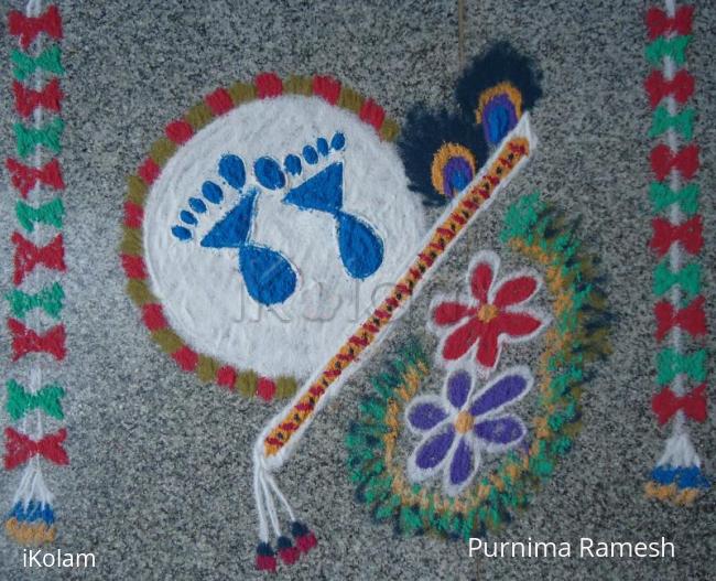 Rangoli: Janmashtami Kolam