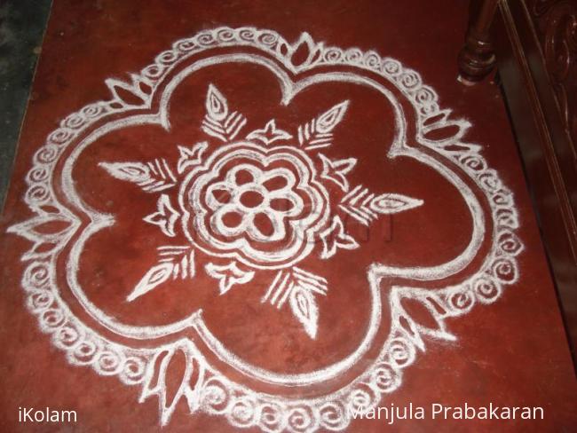 Rangoli: flower rangoli with some more designs