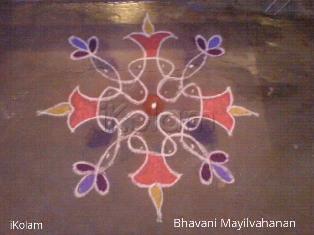 Rangoli: SIMPLE CHIKKU KOLAM