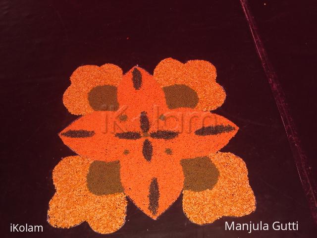 Rangoli: Lentils Rangoli