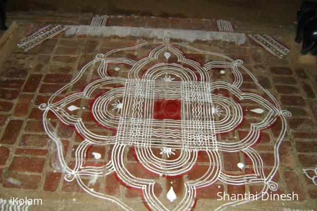 Rangoli: Malayalam new year kolam