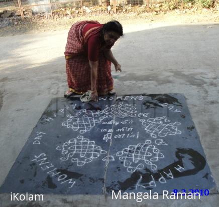 Rangoli: WOMEN' DAY 8TH MARCH 10