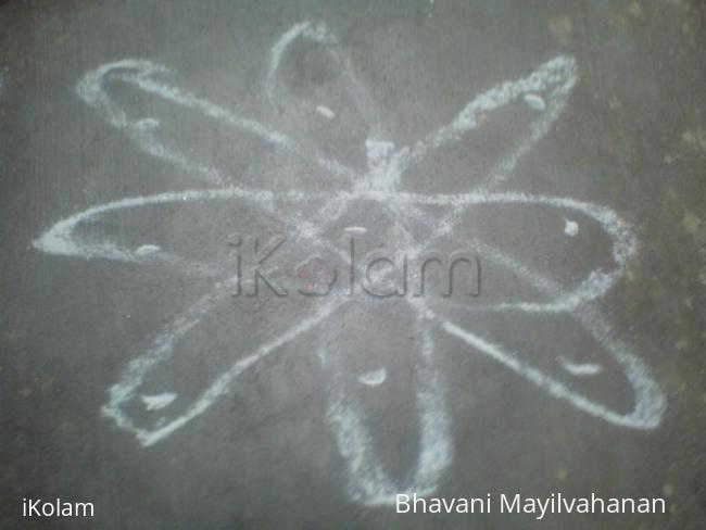 Rangoli: Kirithi's Dotted Kolam1