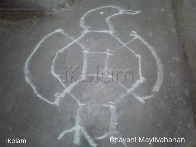 Rangoli: kirithi's Eagle