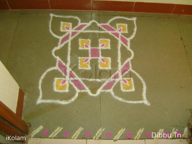 Rangoli: Simple Kolam