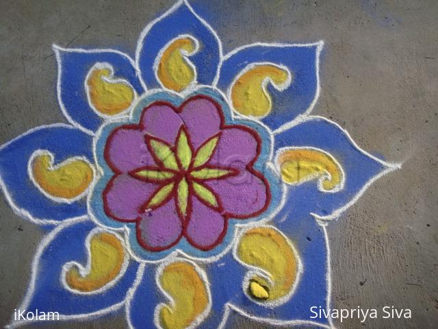 Rangoli: Mango design