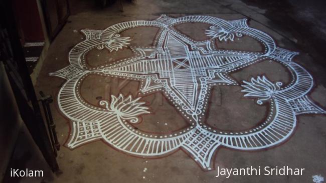 Rangoli: Maakolam for Janmashtami