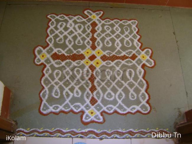 Rangoli: Podi chikku kolam