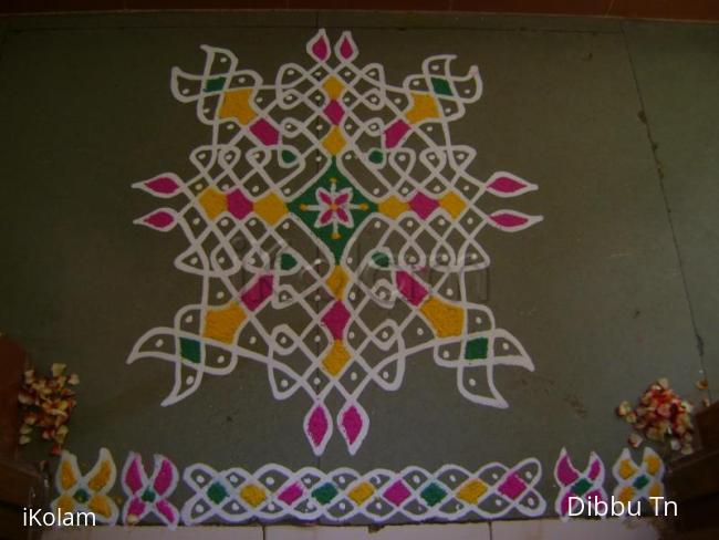 Rangoli: Second Maakolam for Navrathri