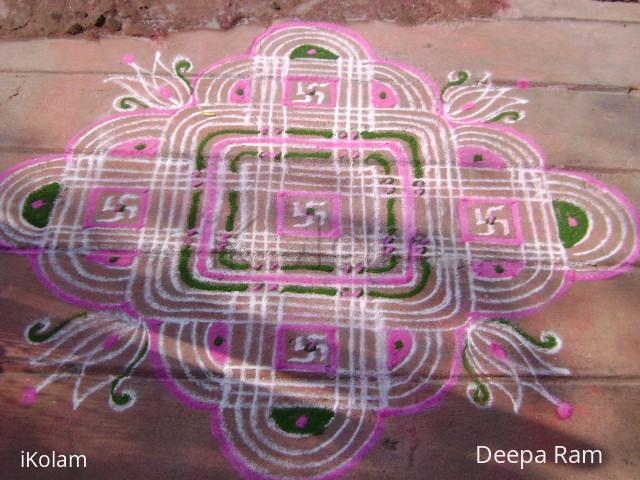 Rangoli: Fusion Linga kolam