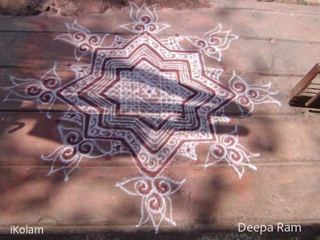 Rangoli: Star rangoli