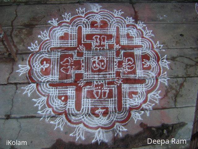 Rangoli: Janmashtami kolam