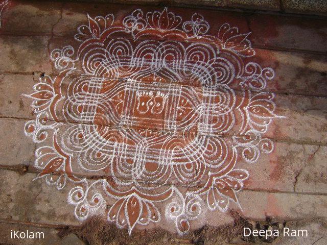 Rangoli: navratri kolam 3