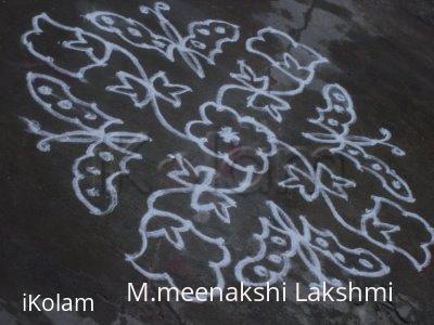 Rangoli: Butterfly Kolam 