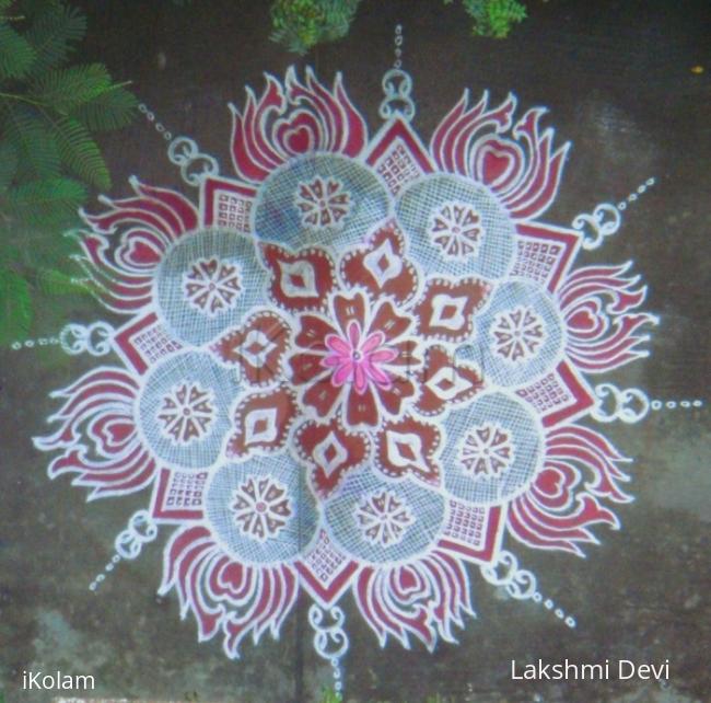 Rangoli: Flower doily