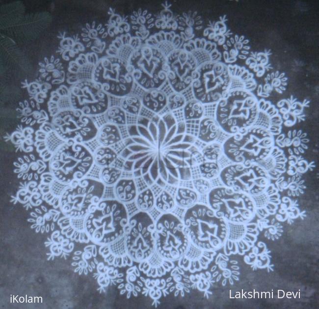 Rangoli: lace doily