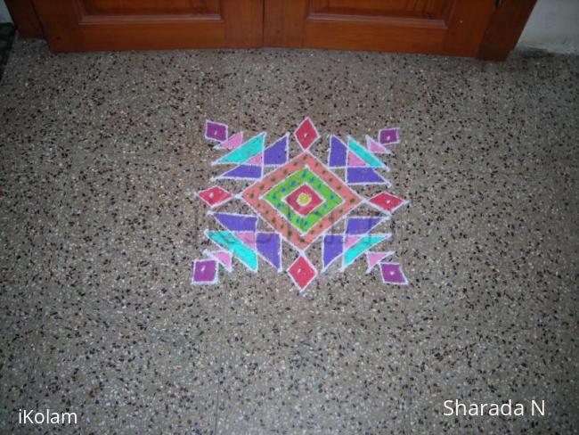 Rangoli: Kolam copied from ikolam website