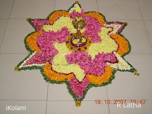 Rangoli: Poo kolam