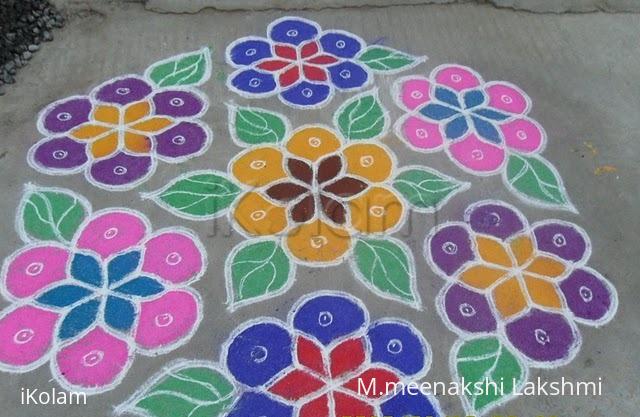 Rangoli: Poo kolam