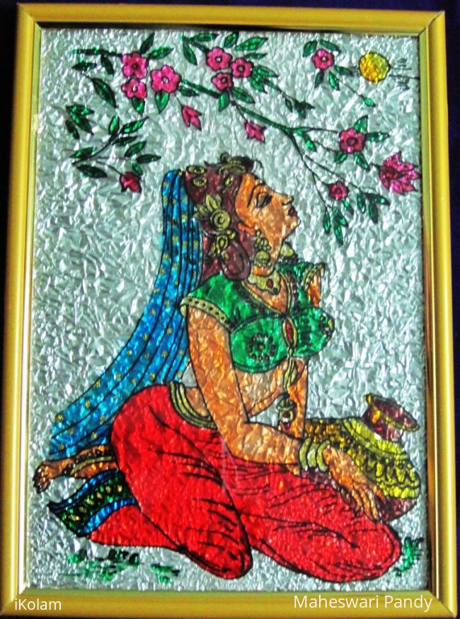 Rangoli: Dreaming Girl