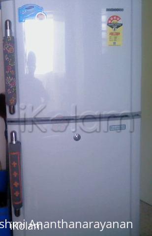 Rangoli: Fridge Handle Cover 