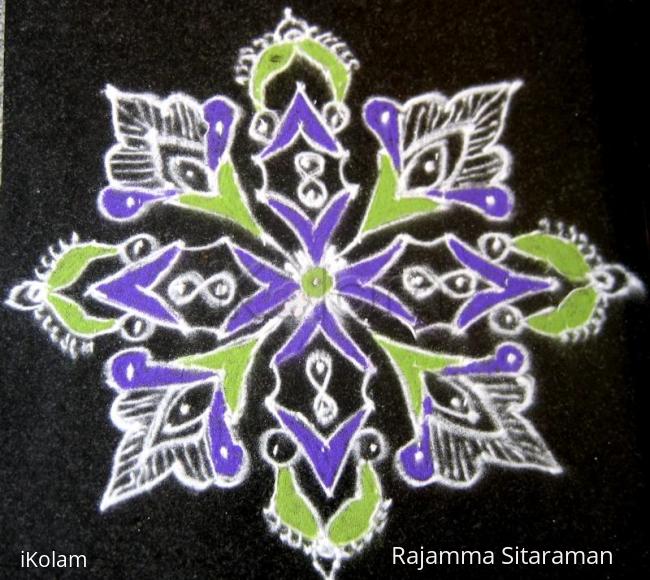 Rangoli: "V" kolam... not ikolam