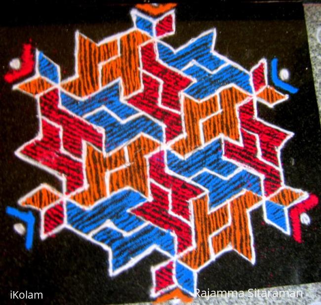 Rangoli: Puzzle kolam