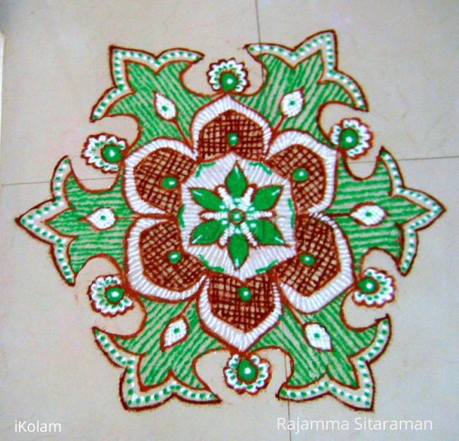 Rangoli: Pachai Pookkolam