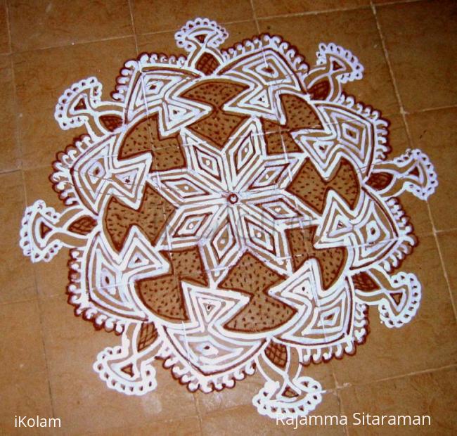 Rangoli: Terrece kolam