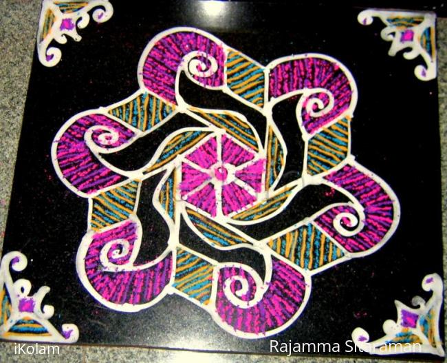 Rangoli: Inspiration from Diya's kolam