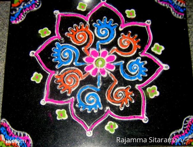 Rangoli: Finger kolam