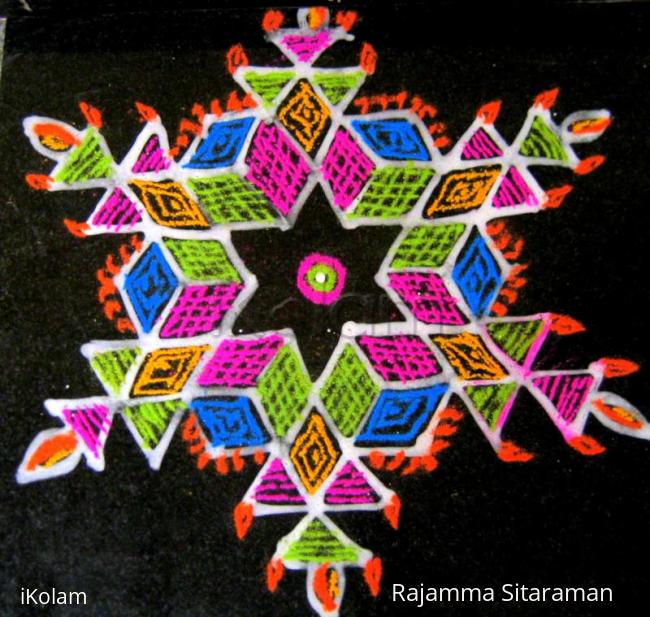 Rangoli: Inspired vanna kolam