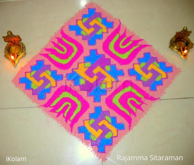 Rangoli: copycat design