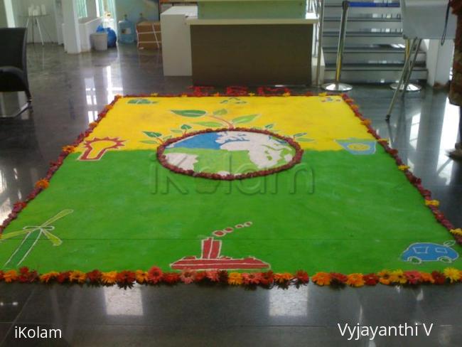 Rangoli: Rangoli - Green Revolution