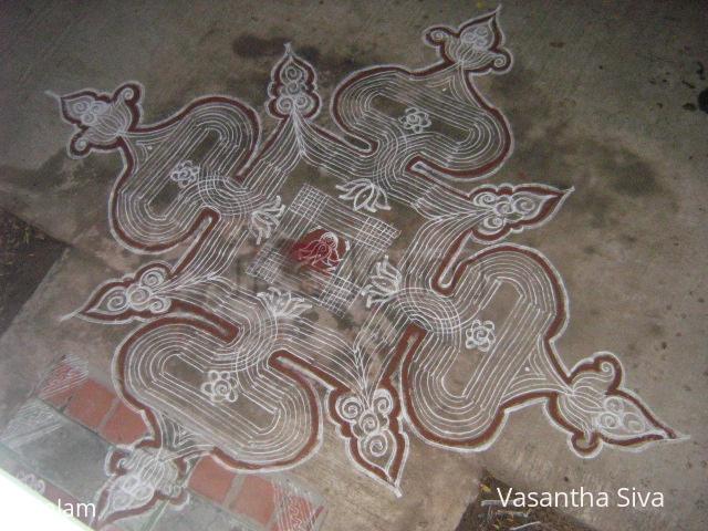 Rangoli: Free hand kolam