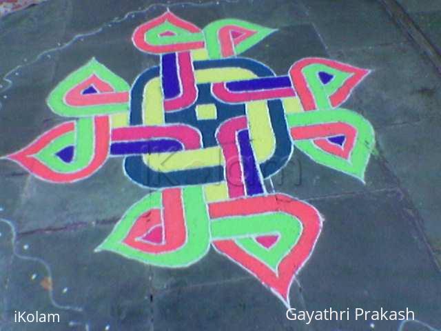 Rangoli: Rangoli put in Sarvajanik Ganeshotsav