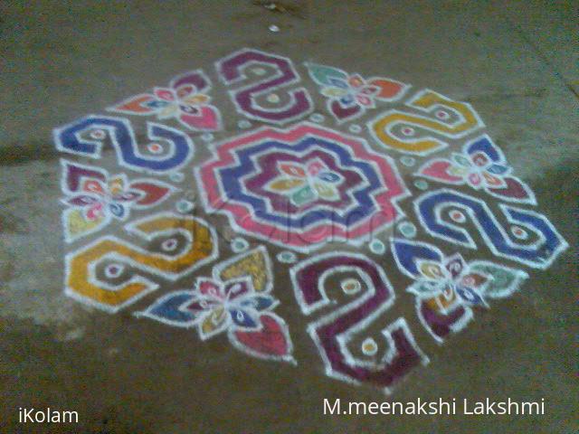 Rangoli: dotted kolam 