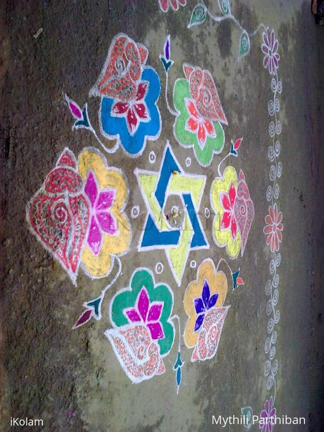 Rangoli: Dotted Kolam