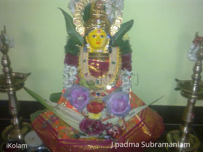 Rangoli: Varalakshmi pooja 