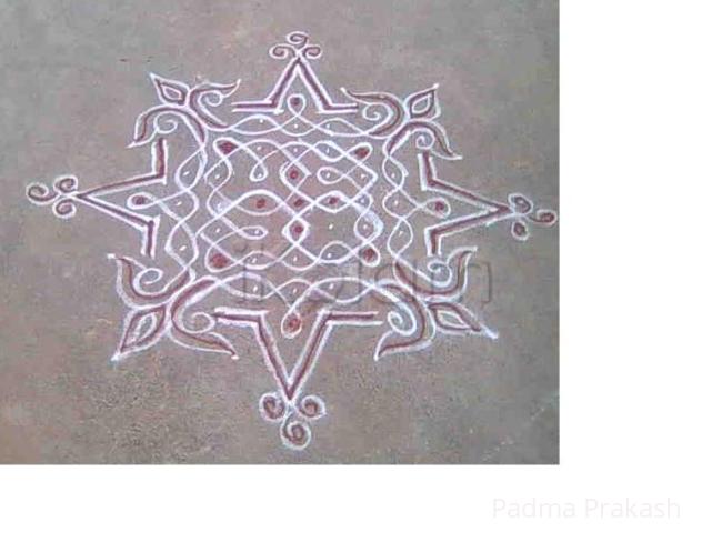 Rangoli: Ele(Lines) rangoli