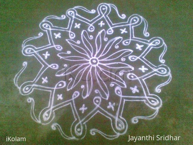 Rangoli: freehand kolam