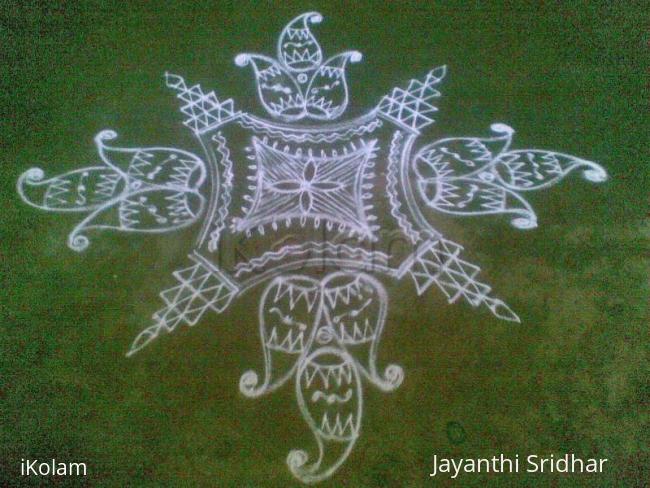 Rangoli: free hand kolam