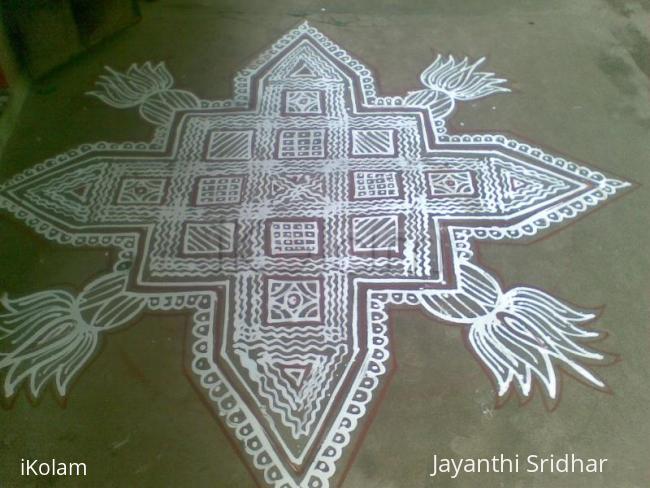 Rangoli: varalakshmi pooja kolam