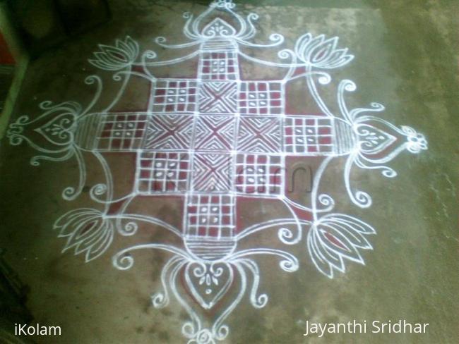 Rangoli: Special kolam for Navarathri